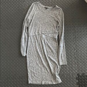 Express Grey Sweater Dress